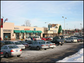 View of the Grand Mall & Office Center from Saginaw Street